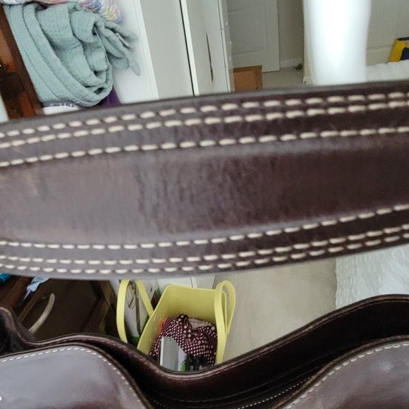 Coach Brown Signature Zoe Hobo Purse EUC! F12674 - Picture 9 of 16